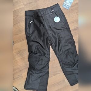 Arctic QuestKids Boys Black Insulated Ski And Snow Winter Pants Size XS